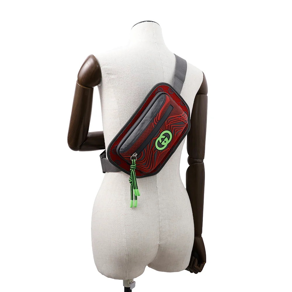 Gucci GG Nylon Belt Bag 'Grey/Multicolor'